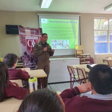 CARABINEROS REALIZA CHARLA PREVENTIVA SOBRE BULLYING