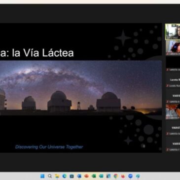Alumnos CAV participan en charla virtual de astronomía con especialista del observatorio Tololo