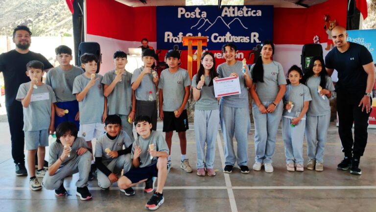 Estudiantes varistas participan en Posta Atlética El Molle